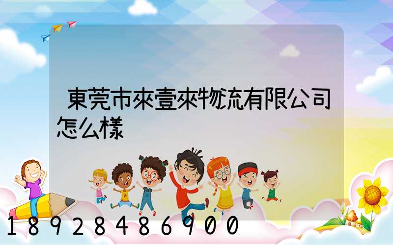 東莞市來壹來物流有限公司怎么樣